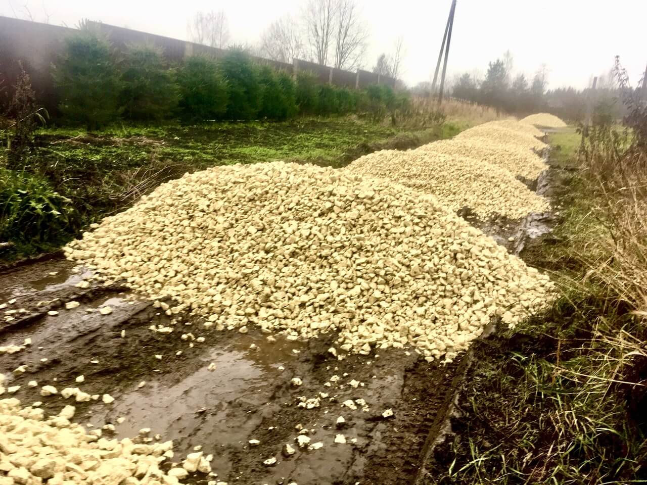 Отсыпка дорог - изображение услуги